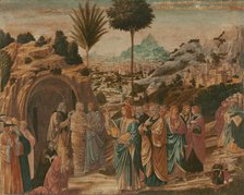 The Raising of Lazarus, mid 1490s. Creator: Benozzo Gozzoli.