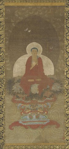 Buddha Enthroned on a Mat of Kusa Grass, 17th century. Creator: Unknown.