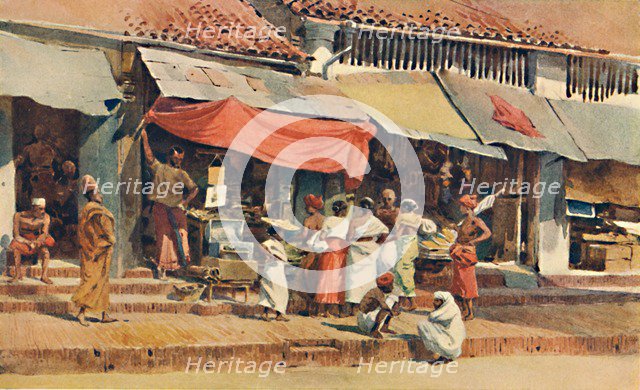 'A Street Scene in Kandy', c1880 (1905). Creator: Alexander Henry Hallam Murray.