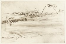 The Beach, Hastings, 1873. Creator: James Abbott McNeill Whistler.