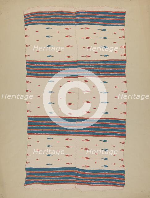 Textile, 1935/1942. Creator: Unknown.