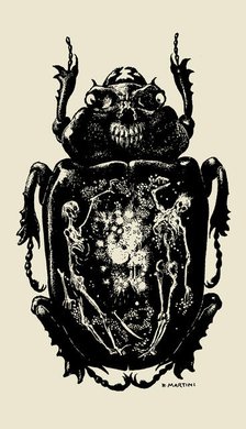 Illustration for the story "The Gold-Bug" by Edgar Allan Poe, 1905. Creator: Martini, Alberto (1876-1954).