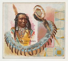 King of the Crows, Crow, from the American Indian Chiefs series (N36) for Allen & Ginter C..., 1888. Creator: Allen & Ginter.