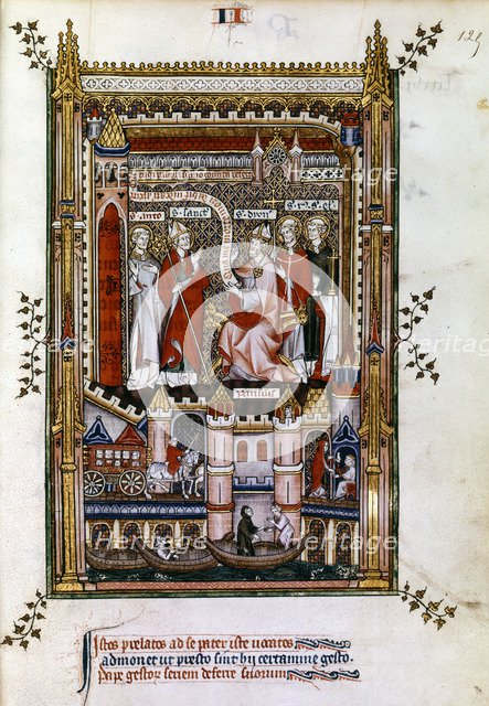 St Denis, 1317. Artist: Unknown