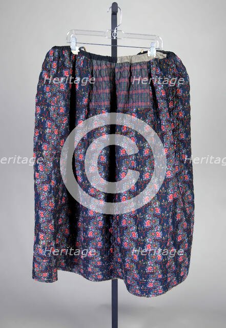 Skirt, French, 1840-60. Creator: Unknown.