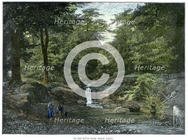 The Royal Park, Tokyo, Japan, 1889. Artist: Unknown