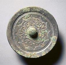 Mirror with Linked Arcs and Kui Dragons, 2nd century. Creator: Unknown.