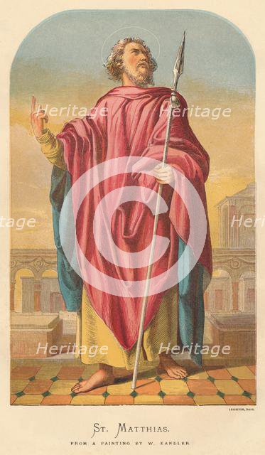 'St. Matthias', mid-late 19th century. Creator: Wilhelm Kandler.