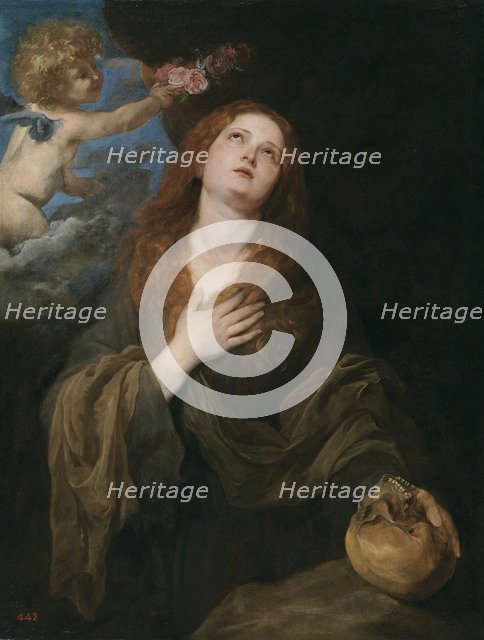 Saint Rosalia. Artist: Dyck, Sir Anthony van (1599-1641)