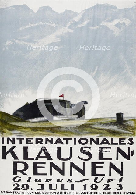 The 1923 Klausenrennen, 1923. Creator: Trieb; Anton (1883-1954).