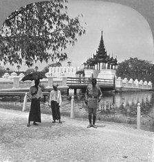 Main entrance to Fort Dufferin and the Royal Palace, Mandalay, Burma, 1908. Artist: Stereo Travel Co