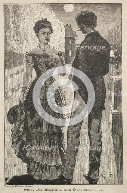 Weary and Dissatisfied with Everything, 1869. Creator: Winslow Homer (American, 1836-1910).