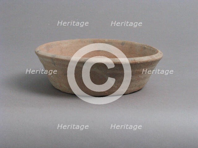 Bowl, Coptic, 4th-7th century. Creator: Unknown.
