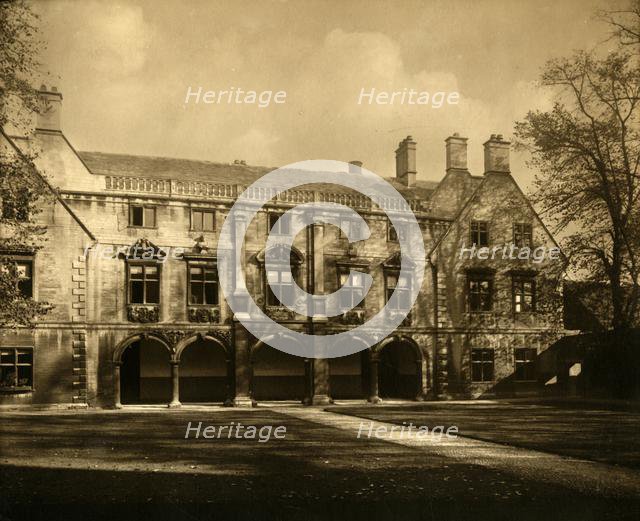 The Pepys Library, Magdalene College, Cambridge, late 19th-early 20th century. Creators: Unknown, John Palmer Clarke.