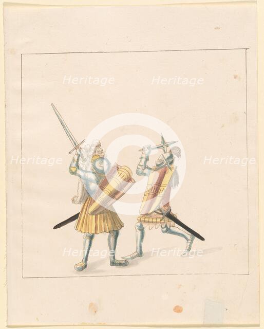 Freydal, The Book of Jousts and Tournament of Emperor Maximilian I: Combats...Plate 155, c1515. Creator: Unknown.