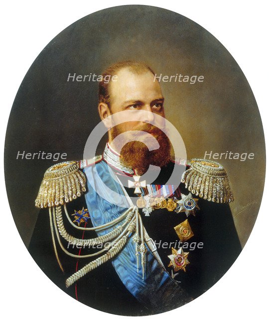 Portrait of the Emperor Alexander III', (1845-1894), 19th century.