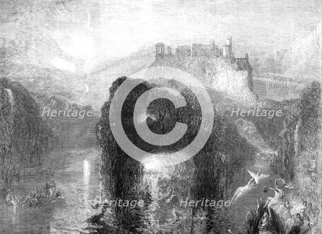 "Queen Mab's Grotto", from the painting by J. M. W. Turner, 1870. Creator: W Thomas.