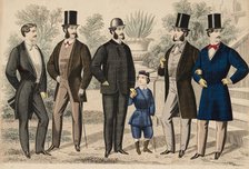 Gazette of Fashion Plate, 1866. Creator: Unknown.