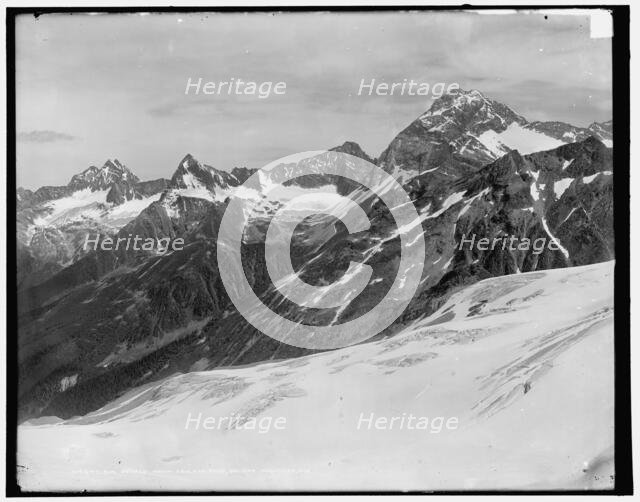 Sir Donald from Asulkan Pass, Selkirk Mountains, B.C., (1902?). Creator: Unknown.