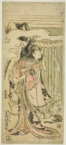 An Actor of Woman's Roles, Japan, 1791. Creator: Hokusai.