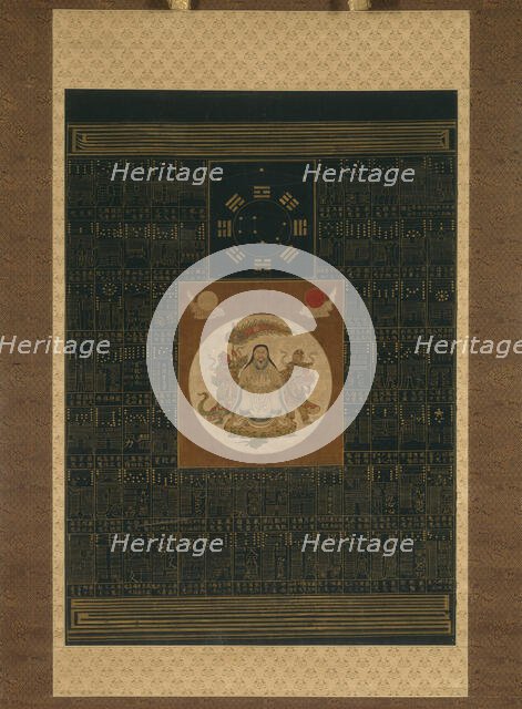 Zhenwu with the Eight Trigrams, the Northern..., Qing dynasty, 17th or early 18th cent. Creator: Unknown.