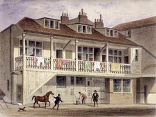 The Black Lion Inn, Whitefriars Street, London, c1855.  Artist: Thomas Hosmer Shepherd