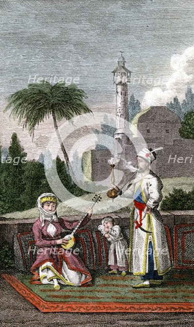 Persians, 1808.Artist: F Leopold