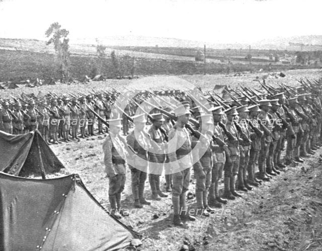 ''Le Portugal dans la guerre; Troupes portugaises d'infanterie. 1916. Creator: Unknown.