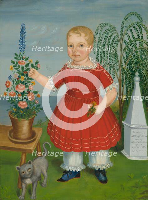 Memorial to Nicholas M. S. Catlin, c. 1852. Creator: Unknown.