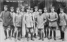 Gen. von Kluck and staff, between 1914 and c1915. Creator: Bain News Service.