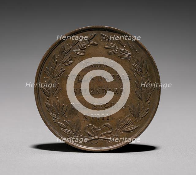 Medal: Guiseppe Rossi Pittore (reverse). Creator: Luigi Cossa (Italian, 1789-1867).