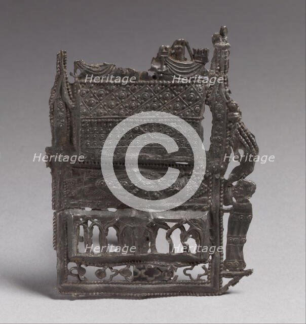 Pilgrim's Badge of the Shrine of St. Thomas Becket at Canterbury, British, 1350-1400. Creator: Unknown.