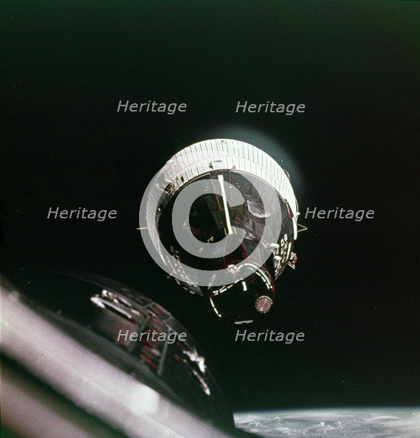 First rendezvous in space, 15 December 1965. Creator: NASA.