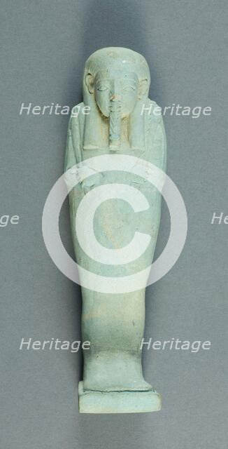 Shabti of Padipepet, Egypt, Late Period, Dynasty 26 (664-525 BCE). Creator: Unknown.