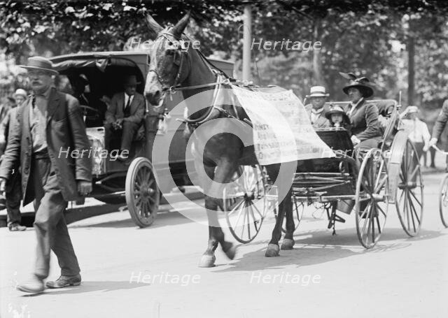 Jacob 'General' Coxey and Members of His Family, 1914.  Creator: Harris & Ewing.