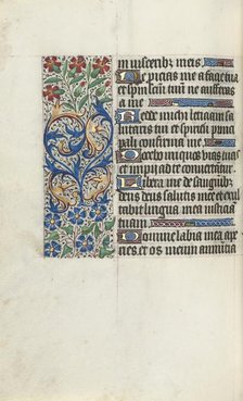 Book of Hours (Use of Rouen): fol. 86v, c. 1470. Creator: Master of the Geneva Latini (French, active Rouen, 1460-80).