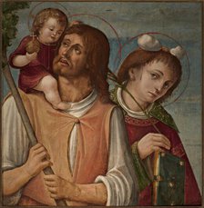 Saints Christopher and Stephen, 1512-1516. Creator: Carrari, Baldassarre, the Younger (c. 1460-1516).