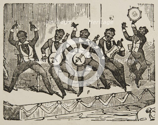 Lantum Ethiopian Serenaders, c1840s.  Creator: Unknown.