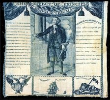 The Effect of Principle, Behold the Man (Handkerchief), United States, c. 1806. Creator: John Hewson.