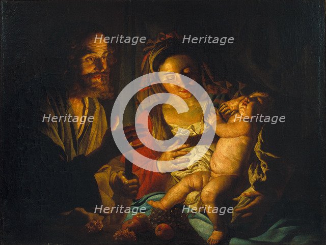 The Holy Family. Artist: Stomer, Matthias (ca.1600-after 1650)