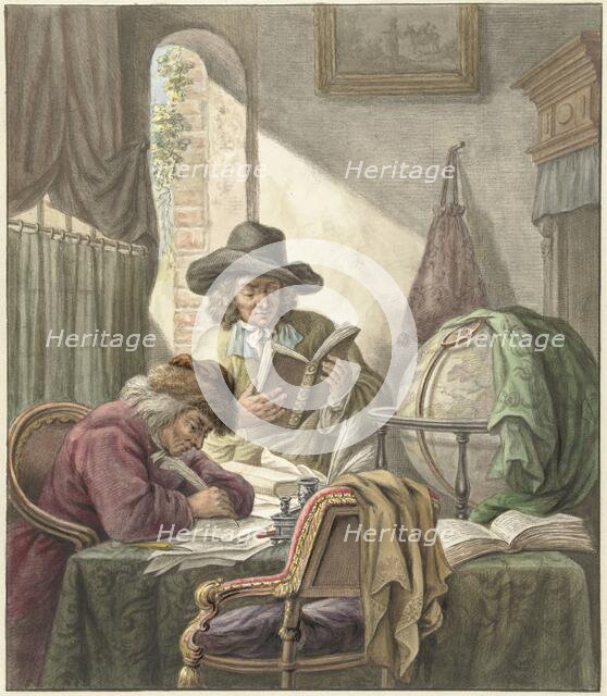 The Scholars, 1798. Creator: Abraham Delfos.