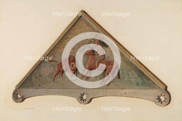 Over Door Panel, 1935/1942. Creator: Nicholas Amantea.