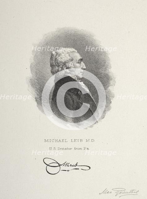 Michael Lieb, M. D.. Creator: Max Rosenthal (American, 1833-1918).