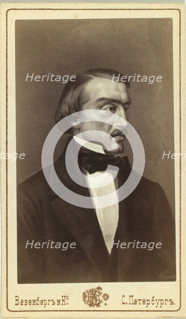 Portrait of the Literary critic and Philosopher Vissarion G. Belinsky (1811-1848). Artist: Anonymous  