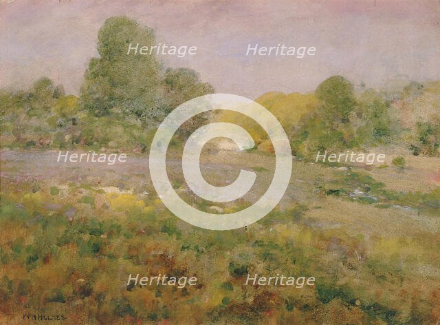 Field of Varicolored Grasses in Late Summer (In the Virginia Hills), n.d. Creator: William Henry Holmes.