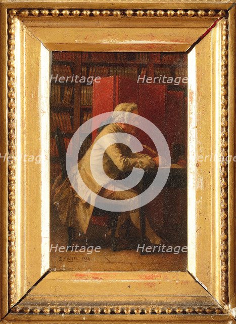 Portrait of the naturalist Georges-Louis Leclerc, Comte de Buffon (1707-1788), 1864.