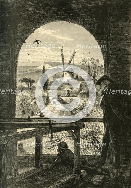 'East Hampton, from the Church Belfry', 1872.  Creator: John J. Harley.