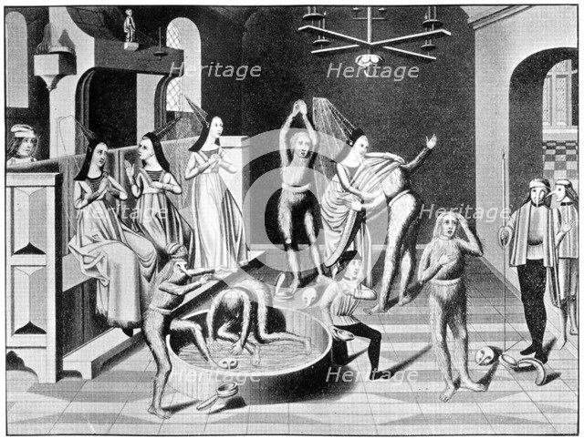 Masque of Charles VI of France, c1480, (1910). Artist: Unknown