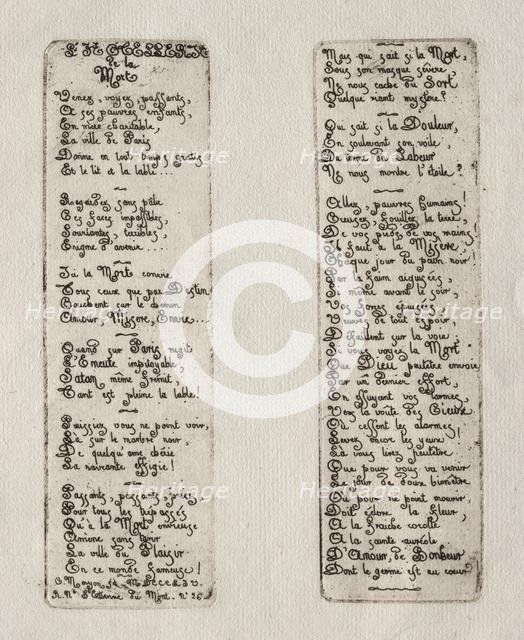 Etchings of Paris: Death's Hostel, 1854. Creator: Charles Meryon (French, 1821-1868).