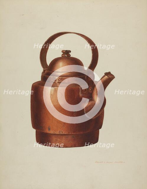 Copper Kettle, c. 1939. Creator: Edward L Loper.